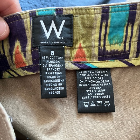 Work to Weekend Khaki Skirt - Picture 4 of 6